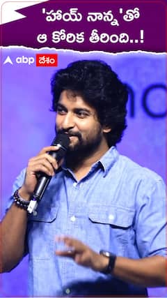 నాని కోరికను తీర్చిన 'హాయ్ నాన్న'