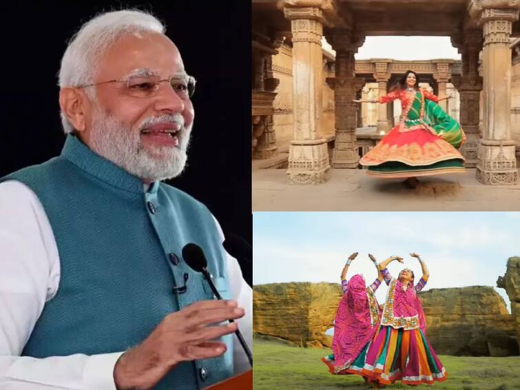 PM narendra modi pens a song for garba goes on vial in social media Garba Song: பாடலாசிரியராக அவதாரம் எடுக்கும் பிரதமர் மோடி - இணையத்தில் டிரெண்டாகும் பாடல்