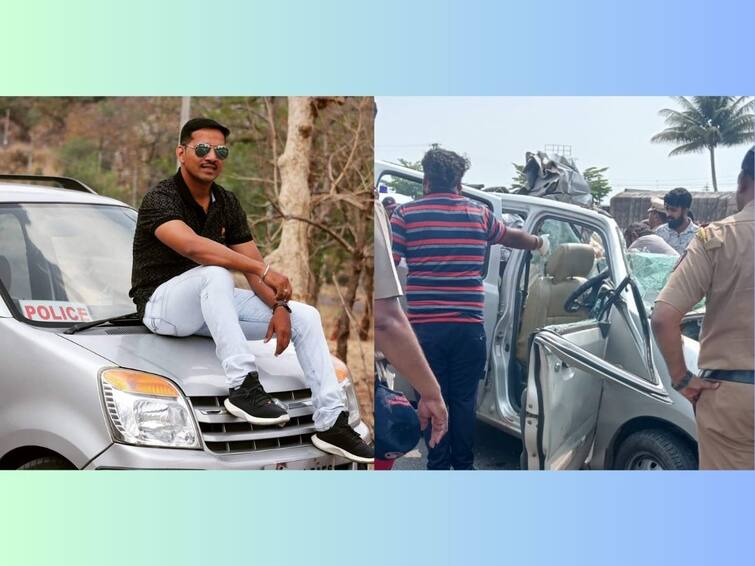 kolhapur crime three people died on the spot after a car rammed into a parked goods truck on the Pune Bangalore National Highway Kolhapur News : देवदर्शनासाठी बहिण, भाच्याला घेऊन निघाले अन् वाटेत काळाचा घाला; कोल्हापूर पोलिस दलातील कर्मचाऱ्यासह तिघांचा दुर्दैवी अंत