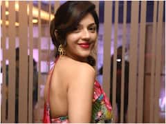 Mehreen Pirzada: రెడ్ శారీలో హాట్‌గా మెహ్రీన్, ఈవెంట్‌లో పోజులిస్తూ ఫోటోలు