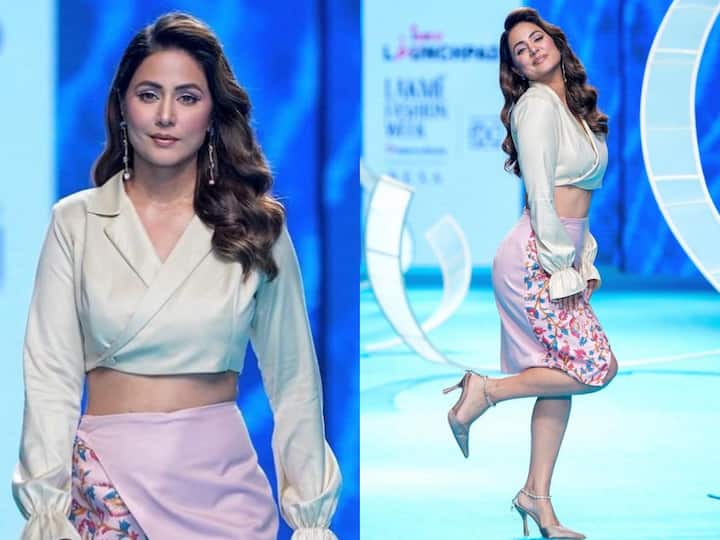 Hina Khan is able to seamlessly transition between ethnic and contemporary fashion. Recently, she wowed everyone with her ramp walk.