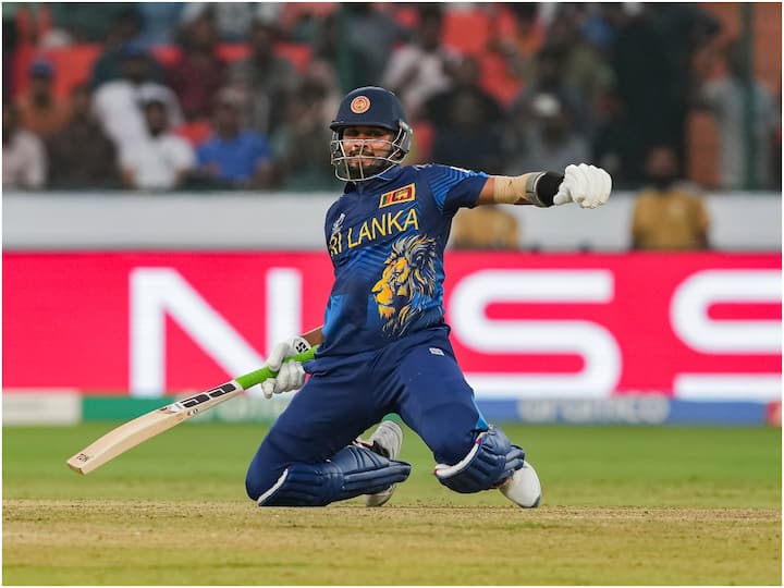 Sri Lanka captain Dasun Shanaka was ruled out of ICC Cricket World Cup 2023 on Saturday after sustaining a right thigh muscle injury.