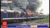 Ahmednagar Railway Fire: अहमदनगर आष्टी डेमू रेल्वेला आग; रेल्वेचं मोठं नुकसान