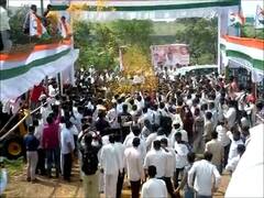 Ajit Pawar : पारनेरमध्ये अजित पवार यांच जंगी स्वागत , पाहा फोटो