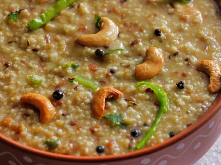 Millet Pongal Recipe : This is the best breakfast for diabetics.. those who want to be fit.