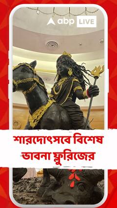 Durga Puja 2023: ঘোড়ায় আসছেন মা, তাঁরই আদলে ফ্লুরিজের চকোলেট...