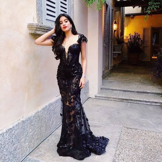 Janhvi Kapoor is known for her impeccable style, and her appearance in a sheer net black gown is a testament to that. The delicate embroidery and the sheer fabric added a touch of sensuality to her look. (Image Source: PR Handout)