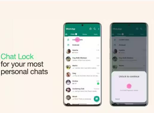 Chat Lock और Hd Photo: ਵਟਸਐਪ ਵਿੱਚ ਤੁਸੀਂ ਚੈਟ ਲਾਕ ਰਾਹੀਂ ਆਪਣੀਆਂ saucy ਚੈਟਾਂ ਨੂੰ ਲੌਕ ਕਰ ਸਕਦੇ ਹੋ। ਇਸ ਤੋਂ ਇਲਾਵਾ, ਹੁਣ ਤੁਸੀਂ ਇੱਕ ਦੂਜੇ ਨੂੰ HD ਗੁਣਵੱਤਾ ਦੀਆਂ ਫੋਟੋਆਂ ਅਤੇ ਵੀਡੀਓ ਵੀ ਭੇਜ ਸਕਦੇ ਹੋ।