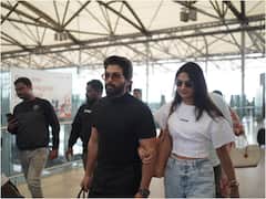 Allu Arjun: ఢిల్లీకి బయల్దేరిన అల్లు జంట - ఎయిర్‌పోర్టులో స్టైలిష్ లుక్‌తో ఫోటోలు వైరల్