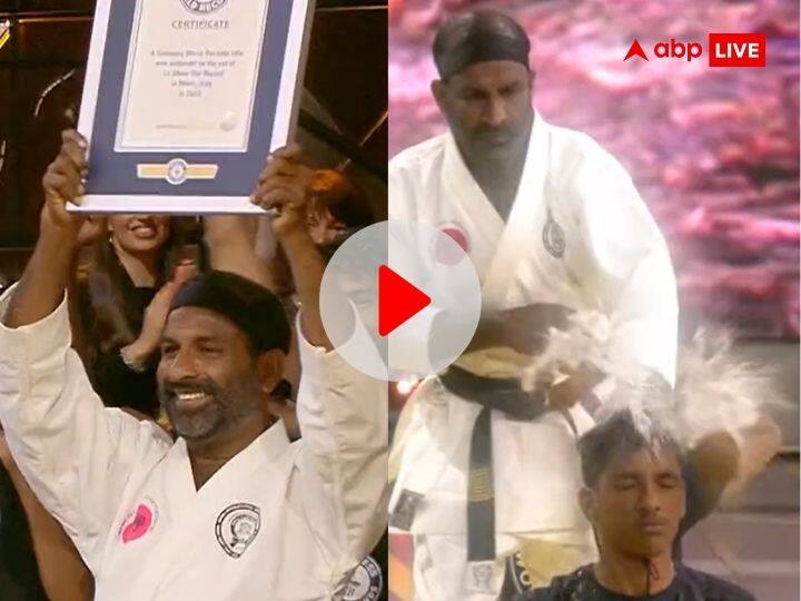 Viral Video Indian Man Sets New World Record By Smashing 68 Coconuts In One Minute With Nunchaku वाह क्या टैलेंट है! इस भारतीय शख्स ने 1 मिनट में ही तोड़ डाले 68 नारियल, VIDEO देख आप भी रह जाएंगे हैरान