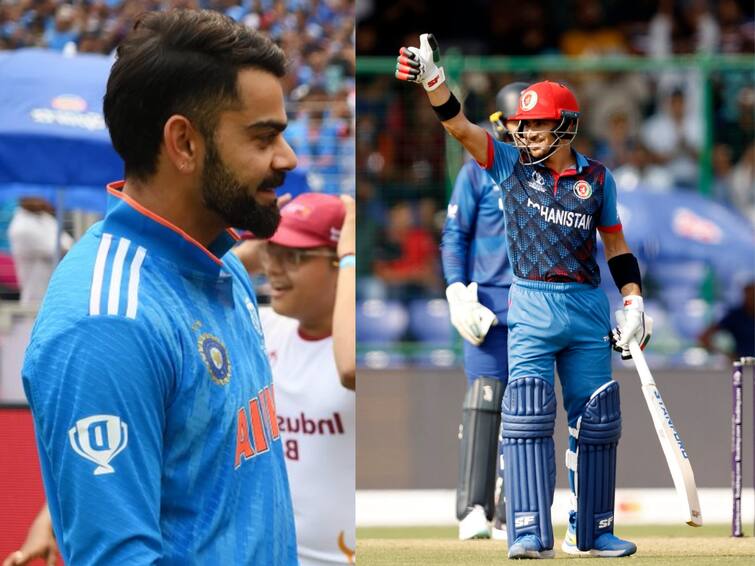 Rahmanullah Gurbaz Admits Virat Kohli is an 'Inspiration' After AFG Beat ENG in ODI WC 2023 Match in Delhi Rahmanullah Gurbaz: గుర్బాజ్‌ మెరుపుల వెనక కింగ్‌ కోహ్లీ, అఫ్ఘాన్ బ్యాటర్ ఏం చెప్పాడంటే!