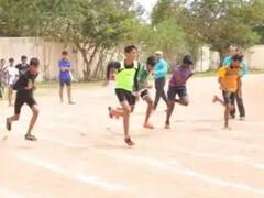 सांसद खेल कूद प्रतियोगिता का आगाज, 103 वर्षीय महिला प्रतियोगी ले रहीं हिस्सा