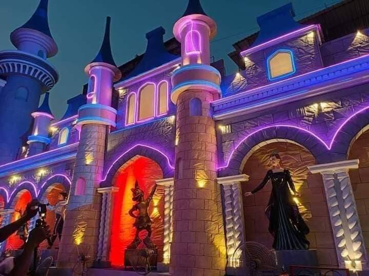 Bollywood actress Vidya Balan stepped in town to inaugurate this grand puja. (Image Source: Facebook User)