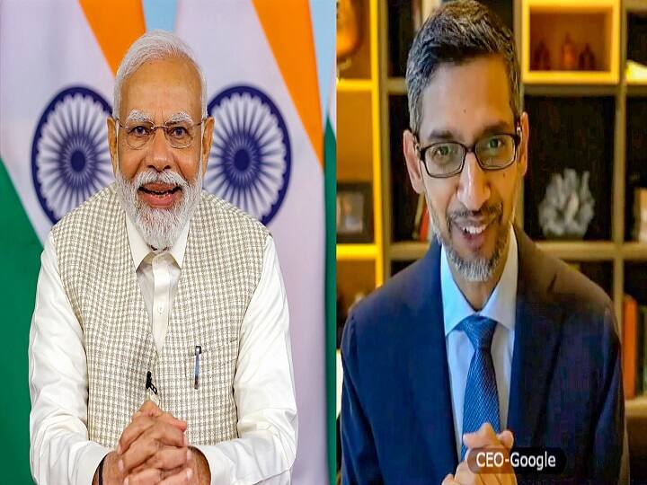 Prime Minister Narendra Modi held a virtual meeting with Google CEO Sundar Pichai PM मोदी ने गूगल के सीईओ सुंदर पिचाई से चर्चा की, दिल्ली में होने वाली AI समिट के लिए भी आमंत्रित किया