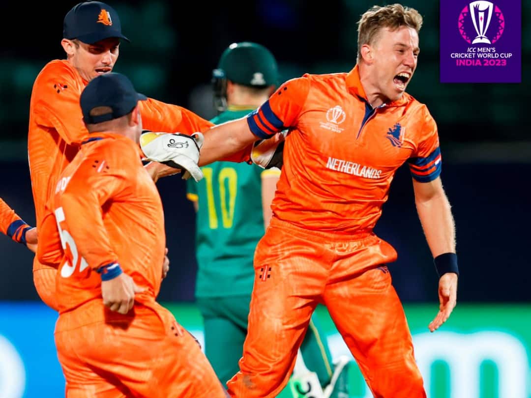 Netherlands vs South Africa: ప్రపంచకప్లో పెను సంచలనం, నెదర్లాండ్స్ చేతిలో దక్షిణాఫ్రికా చిత్తు World Cup 2023 Netherlands stun South Africa by 38 runs in second upset in three days Netherlands vs South Africa: ప్రపంచకప్లో పెను సంచలనం, నెదర్లాండ్స్ చేతిలో దక్షిణాఫ్రికా చిత్తు