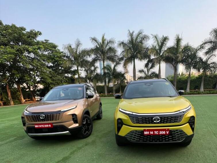 Tata Safari Tata Harrier Facelift With Score 5 stars Check Prices Features Tata Safari And Harrier Facelift Score 5 Stars In Safety Rating: Check Prices