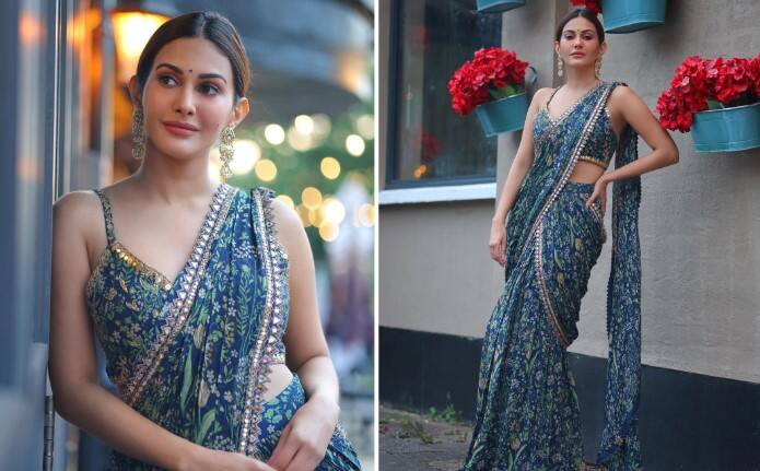 અભિનેત્રી અમાયરા દસ્તુરે તેની ફિલ્મો કરતાં તેના લુકને કારણે ચાહકોનું ધ્યાન આકર્ષિત કર્યું છે. અભિનેત્રીનો શાનદાર સાડી લૂક વાયરલ થયો છે.