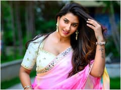 Vishnu Priya Pictures : శారీలో యాంకర్ విష్ణుప్రియ - అందాల బొమ్మ కనువిందు