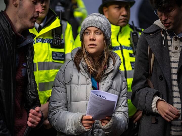 Greta Thunberg Detained At London Climate Protest Says Report Activist Greta Thunberg Detained At London Climate Protest