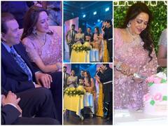 Hema Malini Birthday: वाइफ हेमा मालिनी के बर्थडे पर सूट-बूट में पहुंचे धर्मेंद्र, बेटियों के साथ मिलकर काटा केक, देखें पार्टी की इनसाइड तस्वीरें