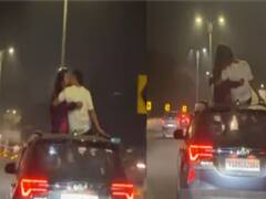Video Of Hyderabad Couple Kissing On Top Of A Moving Car Goes Viral, Sparks Debate Online