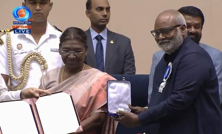 Music composer MM Keeravaani won Best Music Director for RRR.