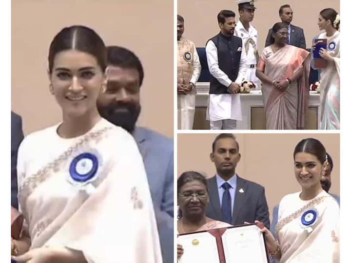 The 69th National Film Awards was held in Delhi on October 17. Several Bollywood personalities including Alia Bhatt and Kriti Sanon were present at the ceremony.