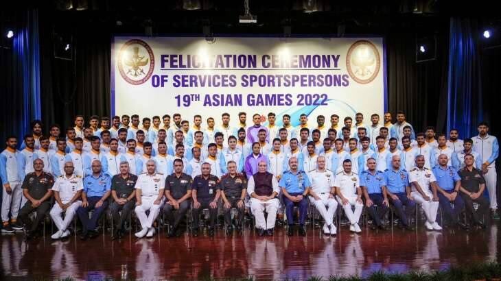 Asian Games Rajnath Singh announces hefty prize money for India Asian Games 2022 medal winners Asian Games: એશિયન ગેમ્સના મેડલ વિજેતાઓ પર રૂપિયાનો વરસાદ, રક્ષામંત્રી રાજનાથ સિંહે કરી મોટી જાહેરાત