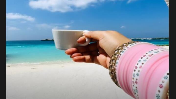 ਪਰਿਣੀਤੀ ਚੋਪੜਾ ਨੇ ਆਪਣੇ ਅਧਿਕਾਰਤ ਇੰਸਟਾਗ੍ਰਾਮ 'ਤੇ ਇਕ ਤਸਵੀਰ ਪੋਸਟ ਕੀਤੀ ਹੈ। ਇਸ ਤਸਵੀਰ 'ਚ ਪਰਿਣੀਤੀ ਕਾਲੇ ਰੰਗ ਦਾ ਸਵਿਮ ਸੂਟ ਪਾ ਕੇ ਪੂਲ 'ਚ ਆਨੰਦ ਲੈਂਦੀ ਨਜ਼ਰ ਆ ਰਹੀ ਹੈ। ਇਸ ਦੌਰਾਨ ਅਭਿਨੇਤਰੀ ਆਪਣੀਆਂ ਚੂੜੀਆਂ ਨੂੰ ਫਲਾਂਟ ਕਰਦੀ ਨਜ਼ਰ ਆ ਰਹੀ ਹੈ।