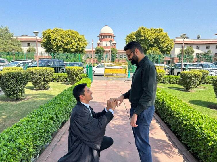Gay Couple Exchange Rings In Front Of Supreme Court Say Will Return To Fight Gay Couple Exchange Rings In Front Of Supreme Court, Say 'Will Return To Fight'