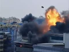 Fire Breaks Out At Commercial Building In Bengaluru's Koramangala, 2 Injured — VIDEO