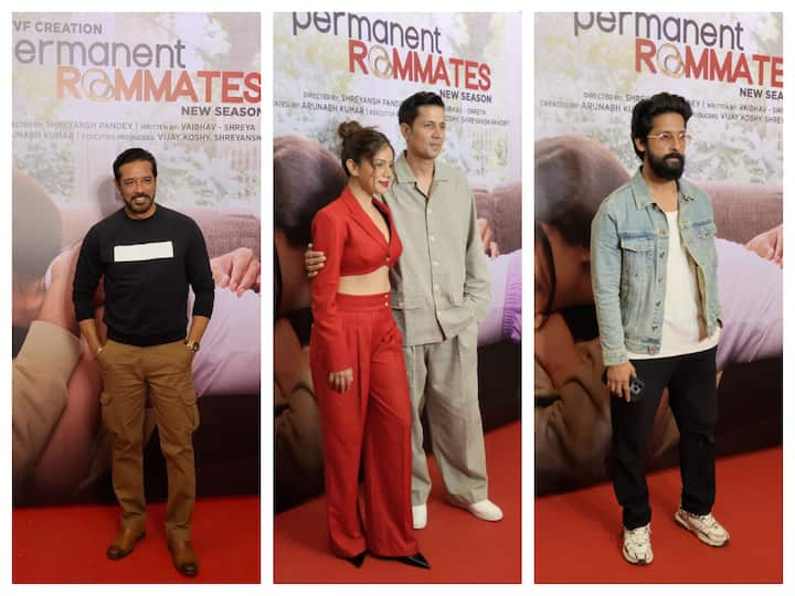 The makers of the romantic drama, Permanent Roommates, starring Sumeet Vyas and Nidhi Singh, hosted a special screening of the third season of the show on Tuesday.