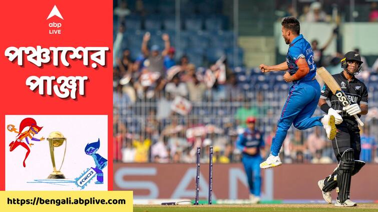 ODI World Cup 2023 New Zealand give target 289 runs against Afghanistan Innings highlights M.A Chidambaram Stadium NZ Vs AFG, Innings Highlights: আফগান বোলারদের ঝাঁঝ সামলে লড়াই ল্যাথাম-ফিলিপ্সের, নিউজ়িল্যান্ড তুলল ২৮৮/৬