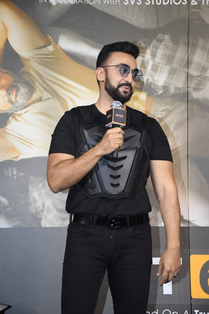 राज कुंद्राचा UT 69 हा चित्रपट 3 नोव्हेंबर 2023 रोजी थिएटरमध्ये रिलीज होत आहे. (Photo Credit : Manav Manglani)