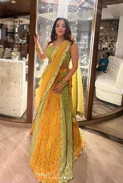 ਮੋਨਾਲੀਸਾ ਨੇ ਲਹਿੰਗਾ 'ਚ ਦਿੱਤੇ ਕਿਲਰ ਪੋਜ਼