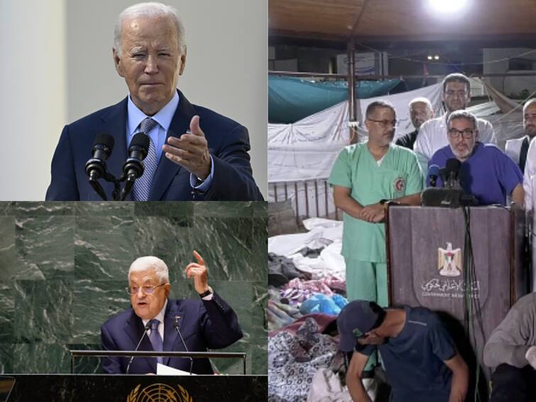 Gaza Hospital Attack Joe Biden Reaction Outraged Directs Team To Gather Information Palestine Condemns ColdBlooded Massacre Biden 'Outraged' Over Gaza Hospital Attack, Palestine Decries 'Cold-Blooded' Massacre. World Leaders React