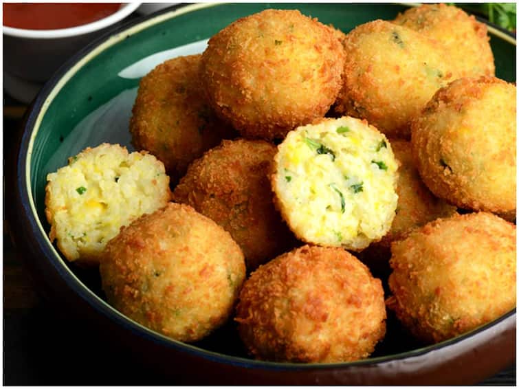 Rice Balls: Make rice balls like this with the remaining rice, the taste will be overwhelming