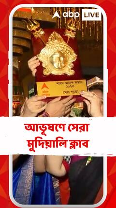 আভূষণে সেরা এবিপি আনন্দ শারদ সম্মান পেল মুদিয়ালি ক্লাব