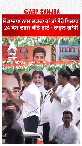 ਮੈਂ ਭਾਜਪਾ ਨਾਲ ਲੜਦਾ ਹਾਂ ਤਾਂ ਮੇਰੇ ਖਿਲਾਫ 24 ਕੇਸ ਦਰਜ ਕੀਤੇ ਗਏ - ਰਾਹੁਲ ਗਾਂਧੀ