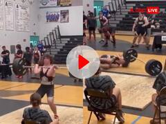 जरूरत से ज्यादा वेट उठाने की कोशिश पड़ी भारी, जिम में शख्स के साथ हो गया जानलेवा हादसा- VIDEO