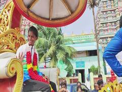 மலேசியாவில் இந்தியாவிற்காக தங்கம் வென்ற தமிழக வீராங்கனை - காளையார் கோவிலில் பிரம்மாண்ட வரவேற்பு