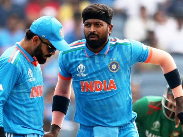 IND vs BAN ODI World Cup 2023 India's Hardik Pandya can bat against Bangladesh after injury but with these conditions IND vs BAN: हार्दिक पांड्या बांग्लादेश के खिलाफ कर सकेंगे बैटिंग, लेकिन इन शर्तों का पूरा करना ज़रूरी