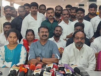 Salem News NTK Leader Seeman On TN BJP Leader Annamalai TN Politics- TNN Seeman: அண்ணாமலை சின்னப்பிள்ளை, நாங்கள் 5 வயதிலிருந்து அரசியல் படித்து வருகிறோம் - சீமான்