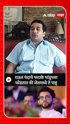 Nitesh Rane : राऊत यंदाचे फटाके भांडूपला फोडतात की जेलमध्ये ते पाहू