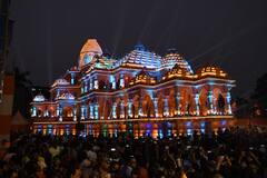 Union Home Minister Amit Shah Inaugurates Shri Ram Temple-Themed Durga Puja Pandal In Kolkata