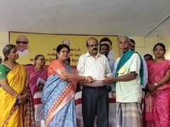 கரூரில் பதவியேற்ற முதல் நாளே மக்களை சந்தித்து மனுக்களை பெற்ற மாவட்ட ஆட்சியர்