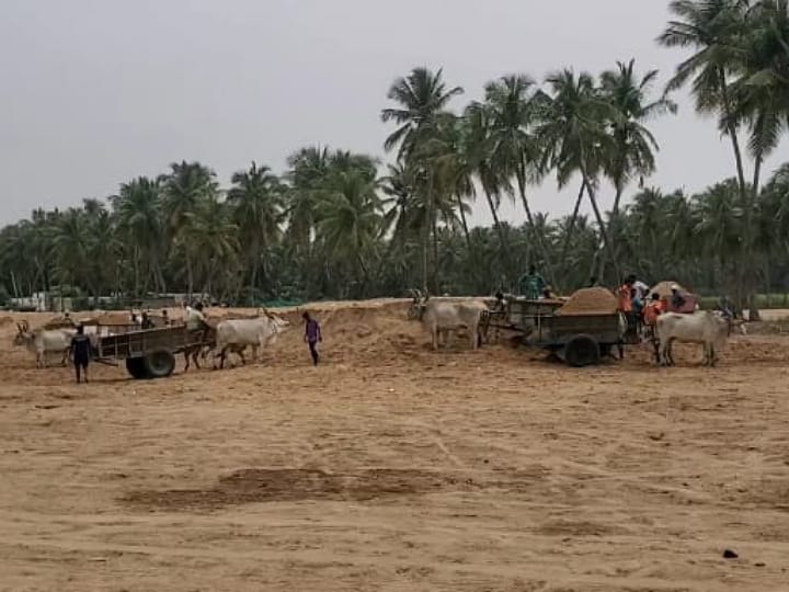 கரூரில் மீண்டும் அமலாக்கத்துறை அதிகாரிகள் அரசு மணல் குவாரி, சேமிப்பு கிடங்கில் சோதனை