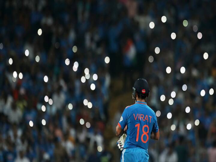 Kohli's innings meant India registered their fourth win a row to begin their ICC Men's Cricket World Cup 2023 campaign. (Image Credit: Getty)