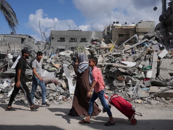 israel-Gaza War: MEA Arindam Bagchi on Evacuation Updates from Palestine 'गाजा से लोगों को निकालना मुश्किल', इजरायल-हमास जंग पर बोला विदेश मंत्रालय, अस्पताल पर हमले को लेकर भी बयान