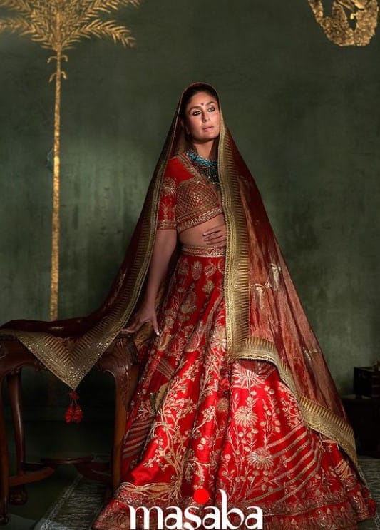 43 की उम्र में दुल्हन बनीं Kareena Kapoor, पहना मसाबा का लेटेस्ट ब्राइडल कलेक्शन